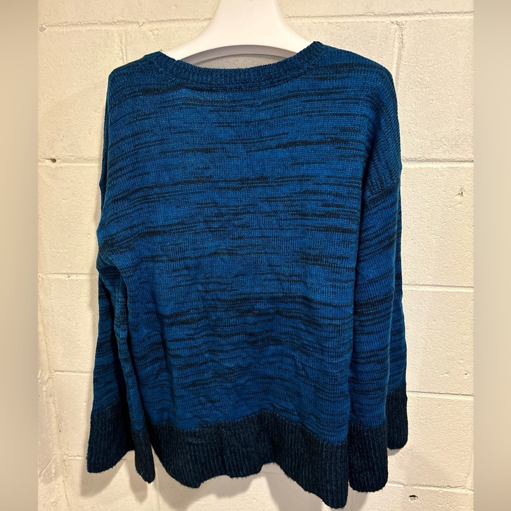 Style & Co blue marled sweater tunic - Picture 5 of 5